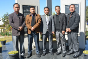 (L-R)Lalhruaia Chenkual, Vanlalnghaka Jongte, R.Vanlalfala, Lalrammuana Poonte, K.Lalhmangaihzuala