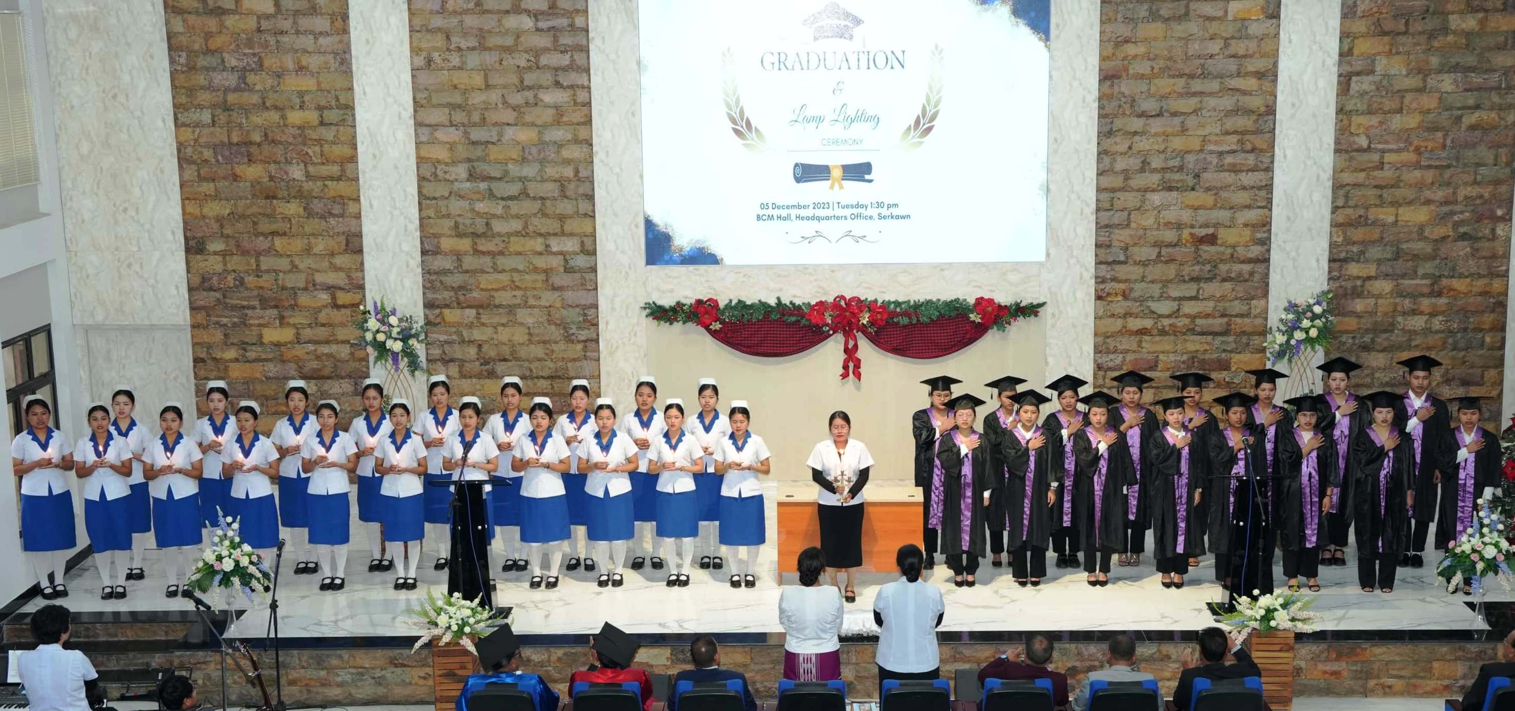 School of Nursing, Christian Hospital-in Graduation & Lamp Lighting Ceremony an hmang