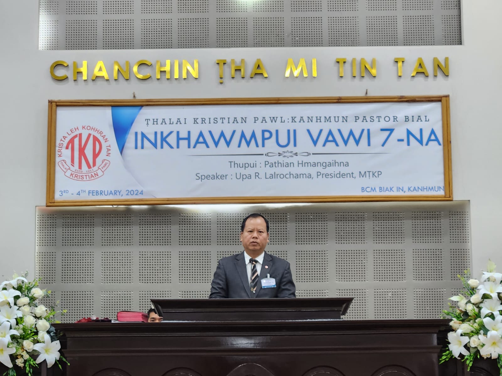 MTKP President-in Bial Inkhawmpui Vawi 7 –na a hmanpui