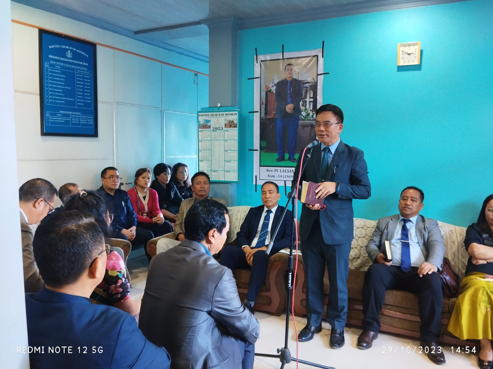 BCM  thawktu ten Rev. PC. Lalsanglura ralna an nei.