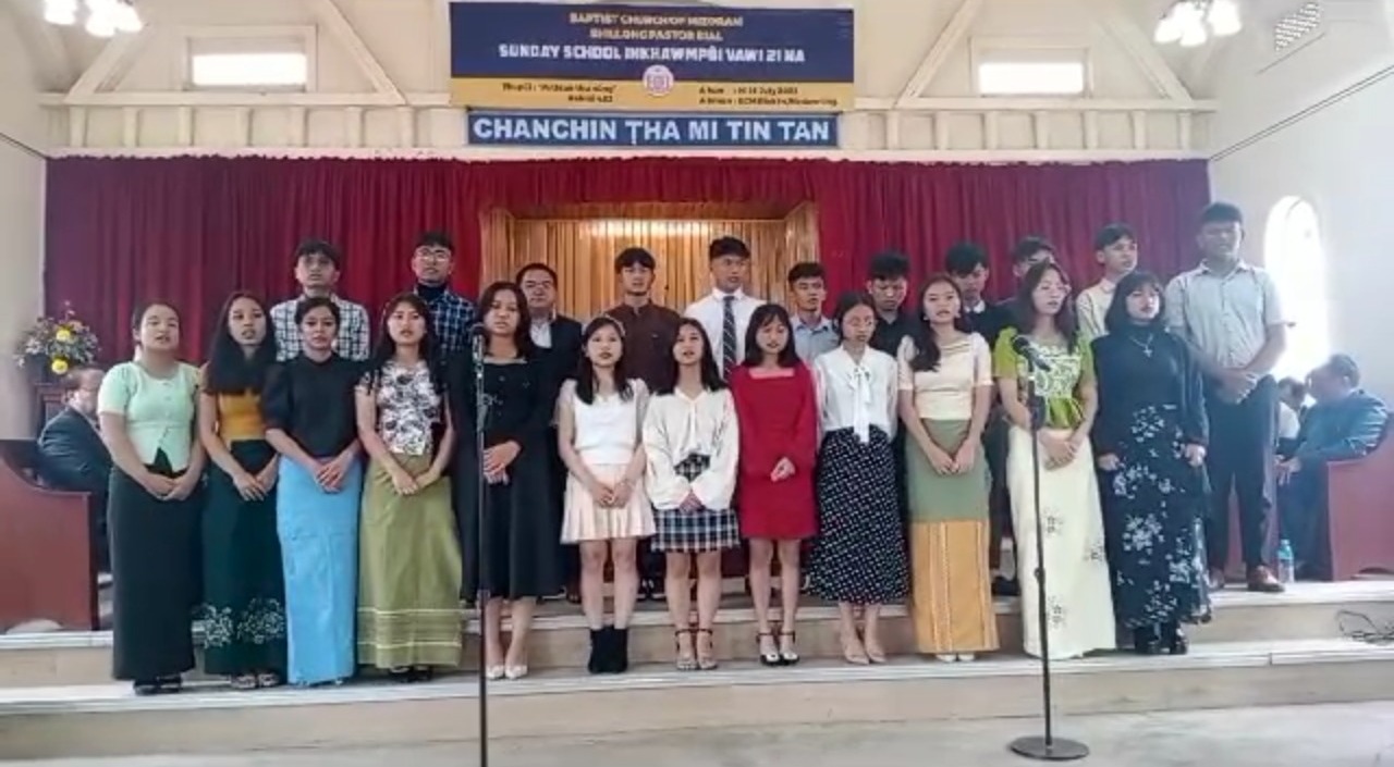 Shillong Pastor Bial-ah Sunday school inkhawmpui neih a ni.