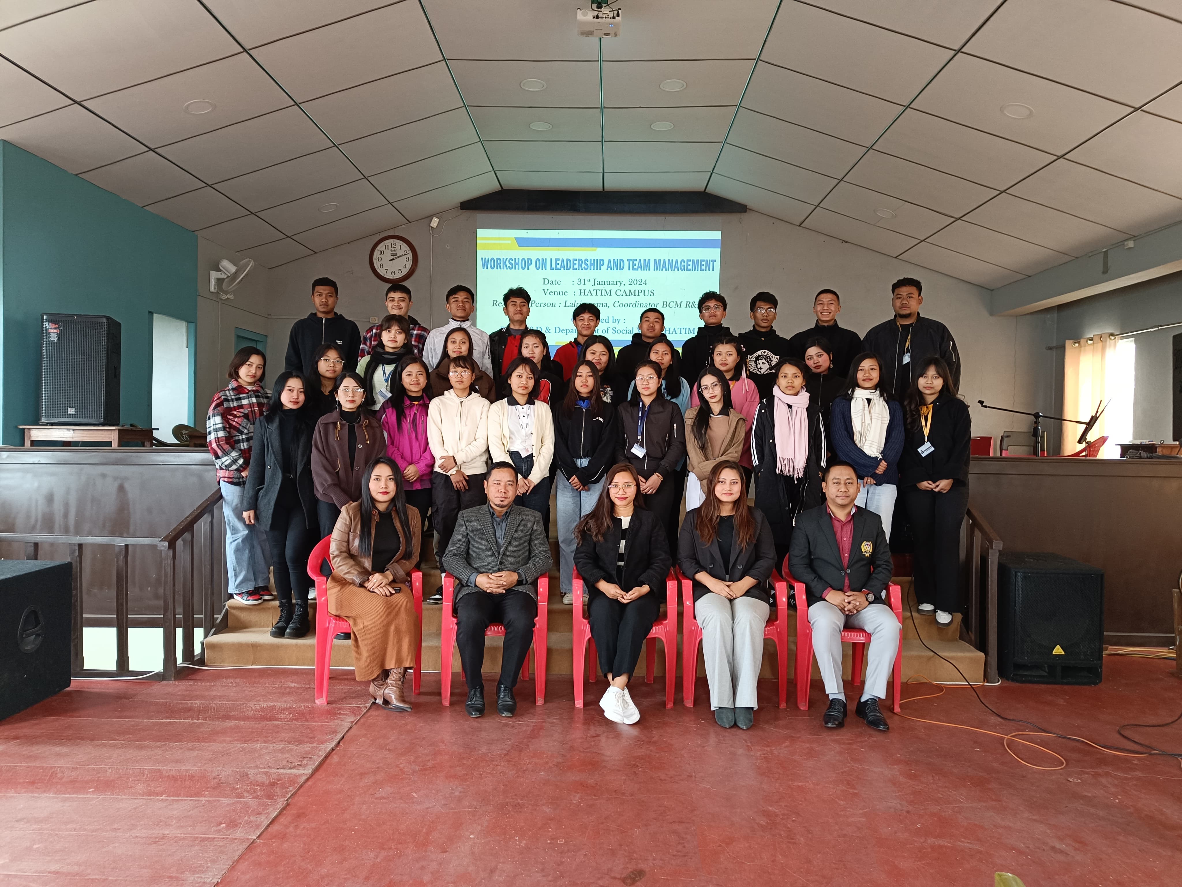 HATIM zirlaite pualin Leadership & Team Management Workshop neih a ni.