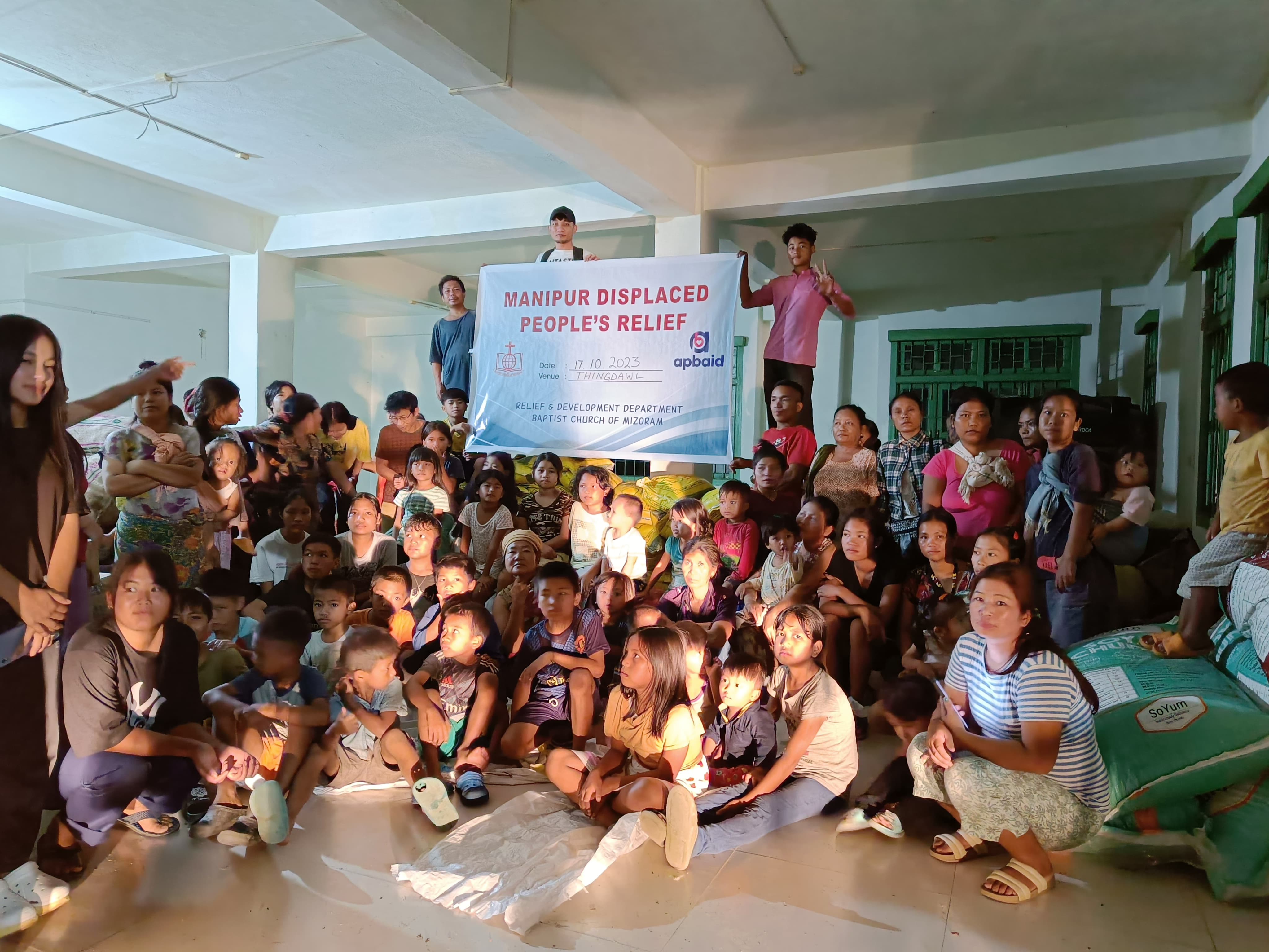 Manipur Raltlan Camp-ah chhawmdawlna pek chhunzawm a ni.