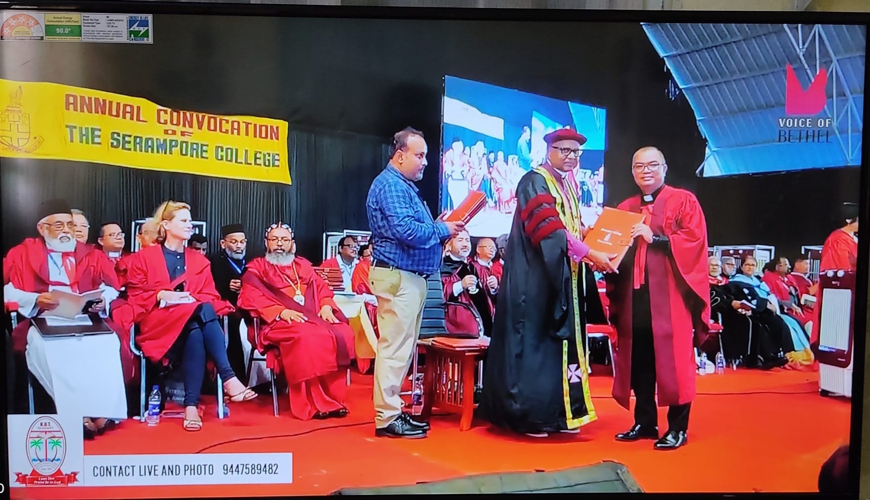 Senate of Serampore College Theological Education Committee (BTESSC) Meeting leh Convocation hman a ni.