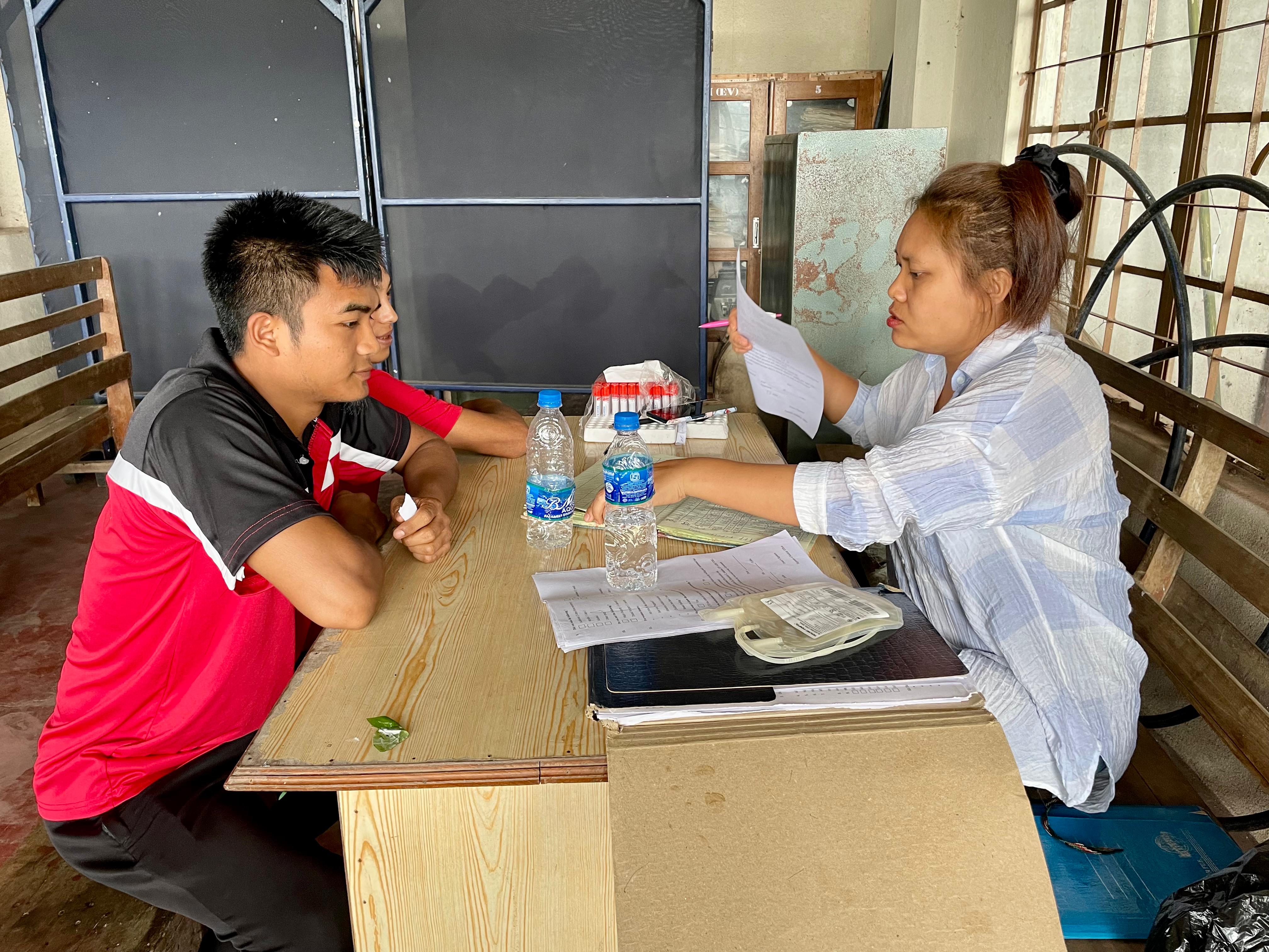 ṬKP Electric Veng Unit, Lawngtlai in blood donation camp an nei