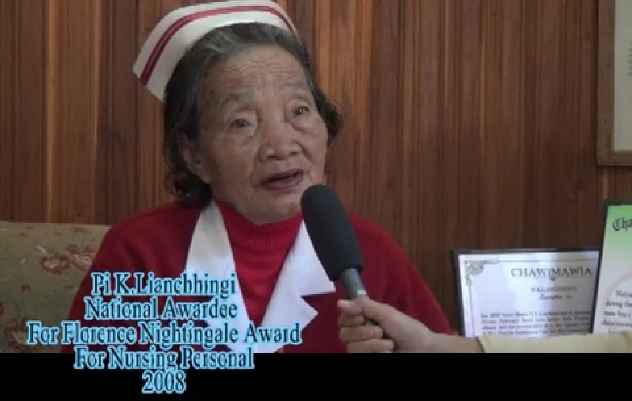 Mizoram Baptist Kohhran-a Nurse puitling kan neih hmasa ber Pi K. Lianchhingi kan then ta.