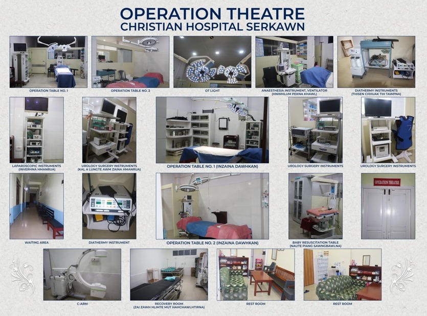 Christian Hospital Serkawn Kum 101 tlin denchhenin OT  thar leh Blood Centre thar hawn a ni.
