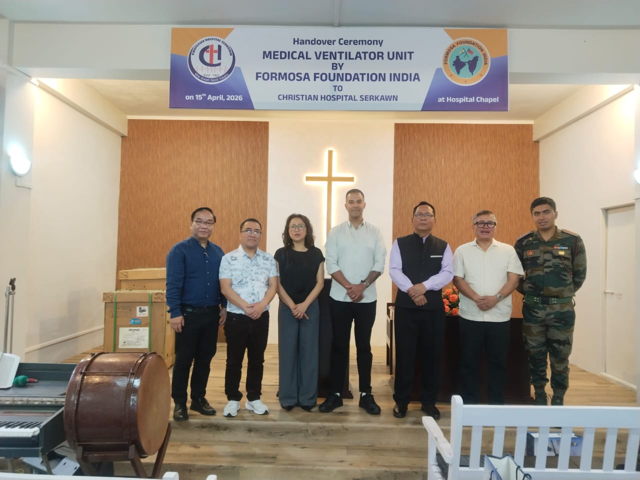 Formosa Foundation India-in Christian Hospital Serkawn hnenah Ventilator a pe .